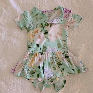 Posh Peanut Twirl Skirt Bodysuit